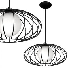 Pendant lamp KRONOS BLACK 1xE14