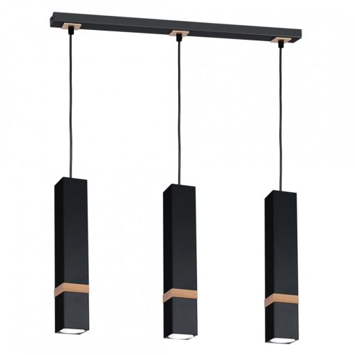 Pendant lamp VIDAR BLACK 3xGU10