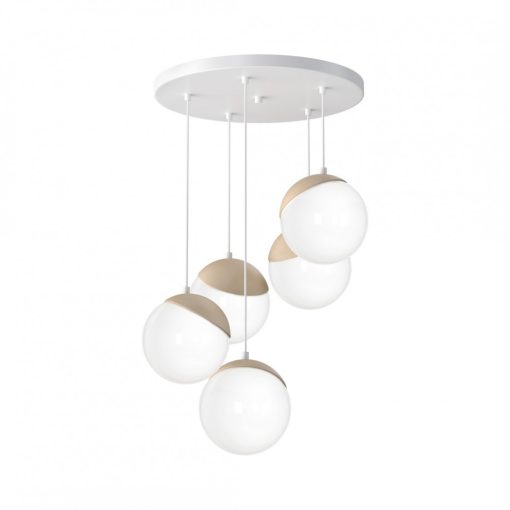 Pendant lamp SFERA WOOD 5xE14