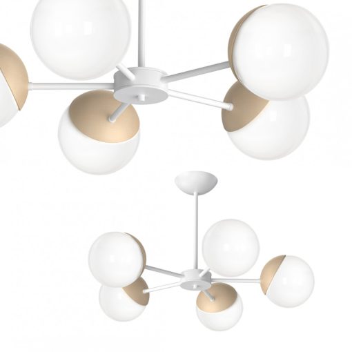 Chandelier SFERA WOOD 5xE14