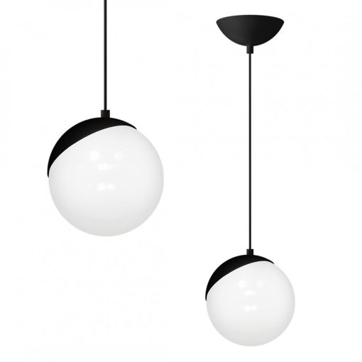 Pendant lamp SFERA BLACK 1xE14