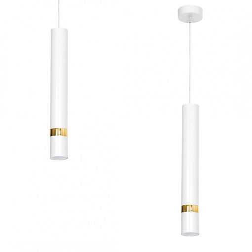 Pendant lamp JOKER WHITE/GOLD 1xGU10