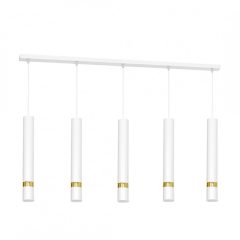 Pendant lamp JOKER WHITE/GOLD 5xGU10