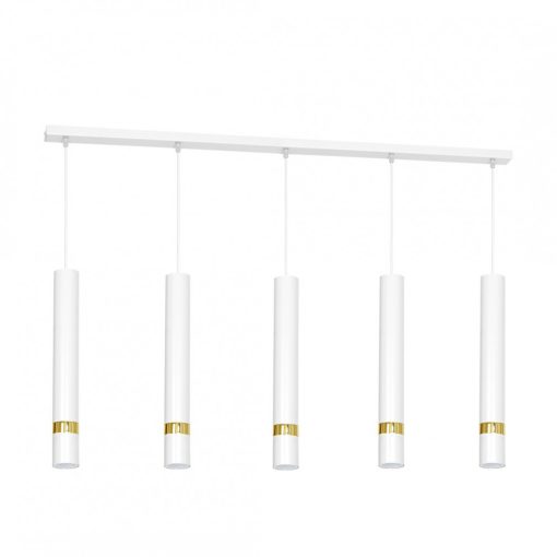 Pendant lamp JOKER WHITE/GOLD 5xGU10