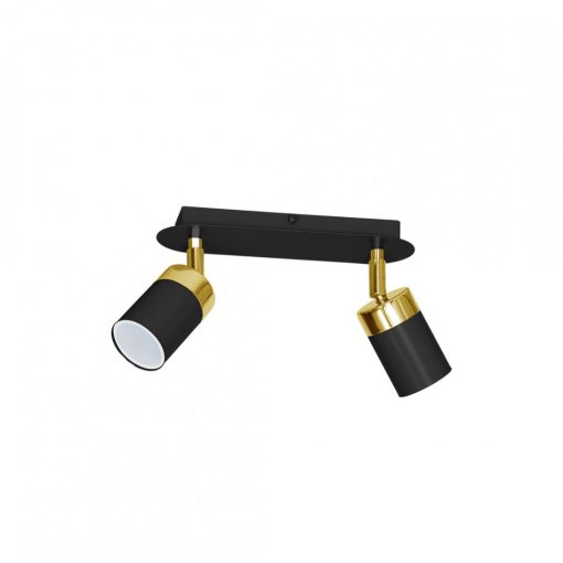 Ceiling  lamp JOKER BLACK/GOLD 2xGU10