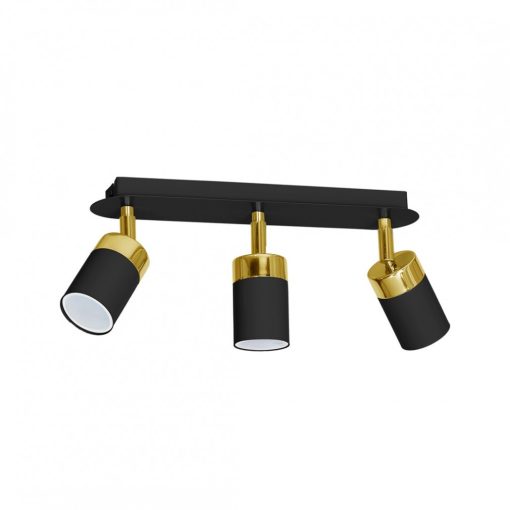 Ceiling  lamp JOKER BLACK/GOLD 3xGU10