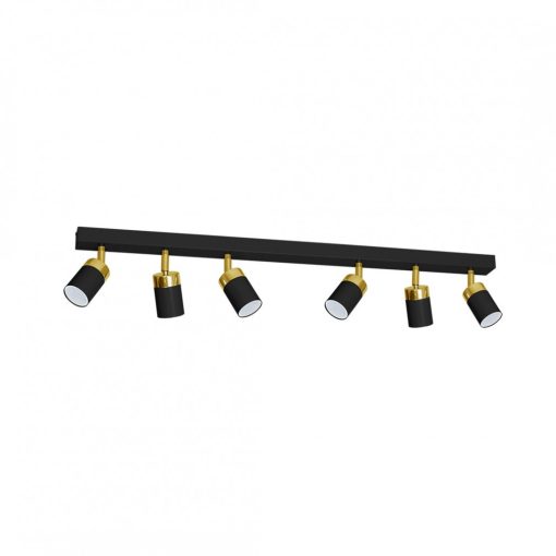 Ceiling  lamp JOKER BLACK/GOLD 6xGU10