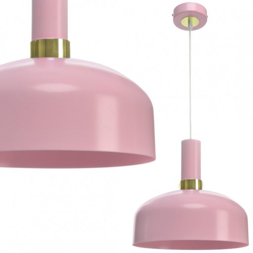 Pendant lamp MALMO PINK 1xE27