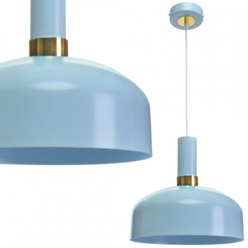 Pendant lamp MALMO BLUE 1xE27