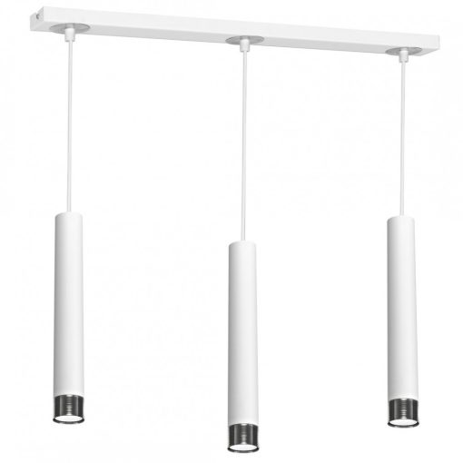 Pendant lamp DANI WHITE/CHROME 3xGU10