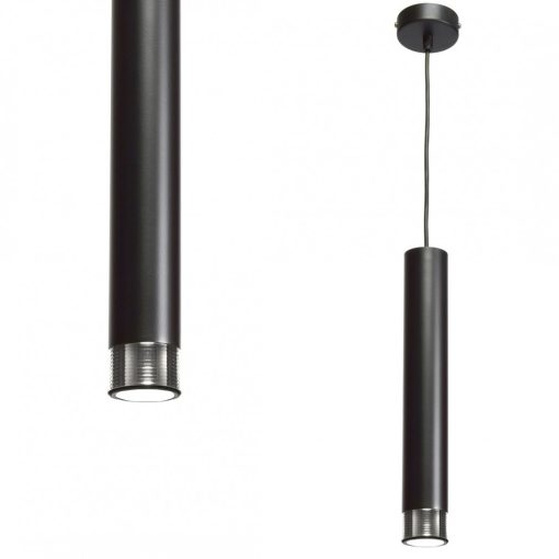 Pendant lamp DANI BLACK/CHROME 1xGU10