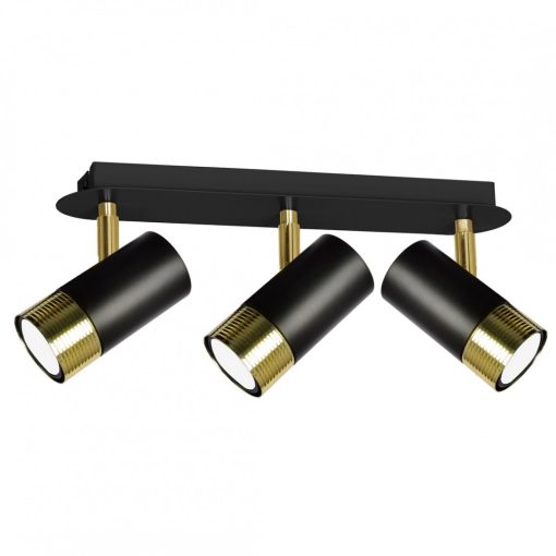 Ceiling  lamp DANI BLACK/GOLD 3xGU10