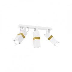 Ceiling  lamp VIDAR WHITE/GOLD 3xGU10