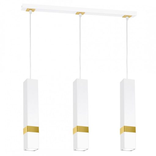 Pendant lamp VIDAR WHITE/GOLD 3xGU10