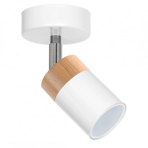 Wall lamp JOKER WHITE/WOOD 1xGU10