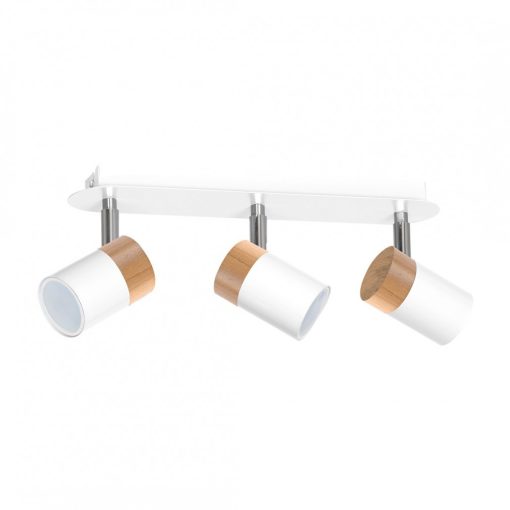 Ceiling  lamp JOKER WHITE/WOOD 3xGU10