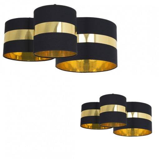 Ceiling  lamp PALMIRA BLACK / GOLD 3xE27