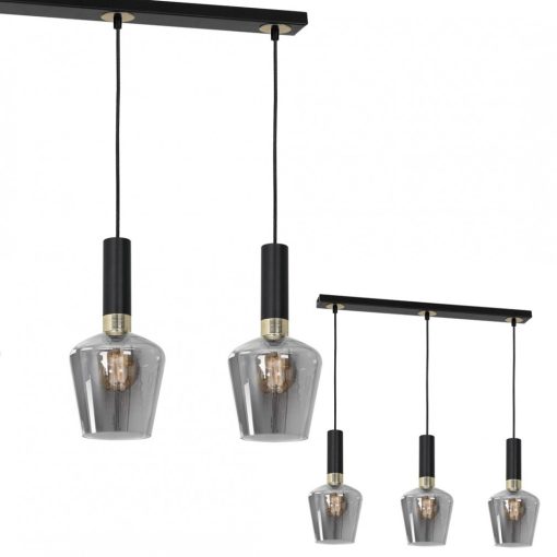 Pendant lamp ROMA BLACK 3xE27