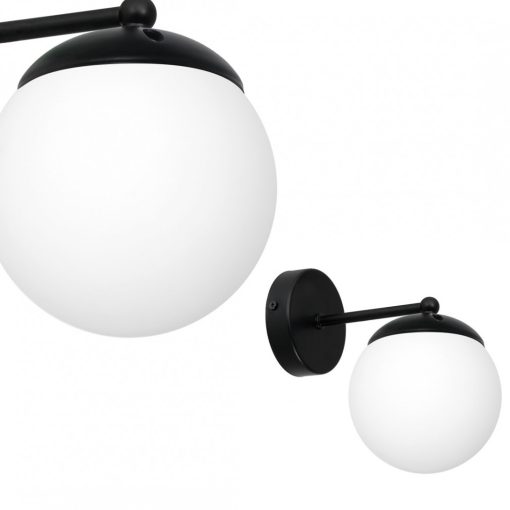 Wall lamp LIMA BLACK 1xE14