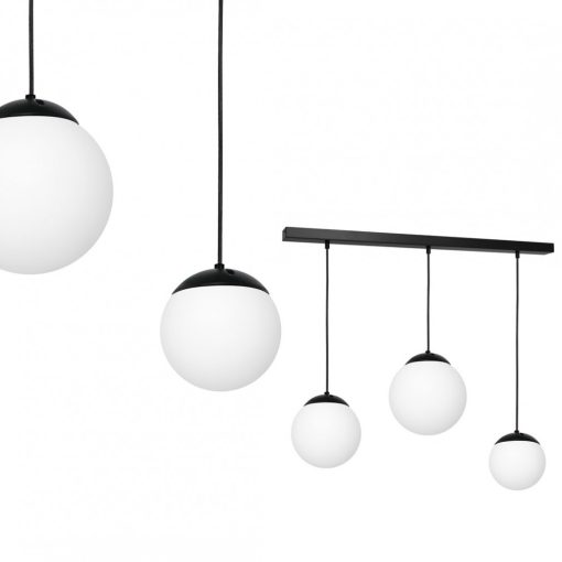 Pendant lamp LIMA BLACK 3xE14