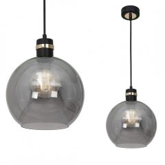 Pendant lamp OMEGA BLACK/GOLD 1xE27