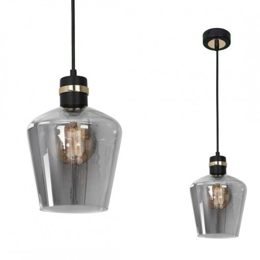 Pendant lamp RICHMOND BLACK / GOLD 1xE27