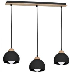 Pendant lamp DAMA BLACK 3xE27