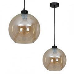 Pendant lamp SOFIA AMBER 1xE27