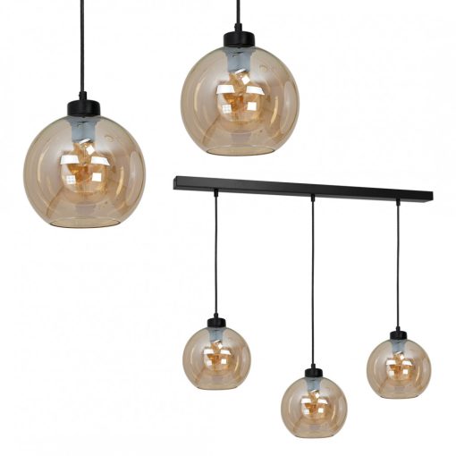 Pendant lamp SOFIA AMBER 3xE27