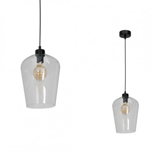 Pendant lamp SANTIAGO CLEAR 1xE27