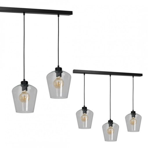 Pendant lamp SANTIAGO CLEAR 3xE27