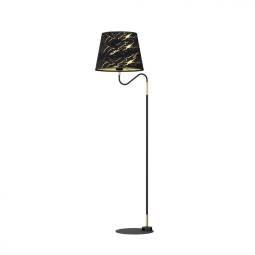 Lampa stojąca HERMES Black/Gold 1xE27