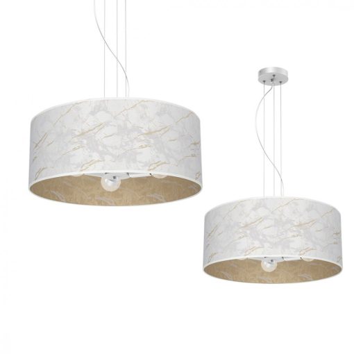 Pendant lamp SENSO White/Gold 3xE27