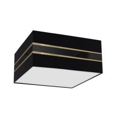 Ceiling  lamp Kwadrat ULTIMO BLACK 2xE27