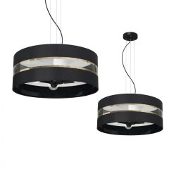 Pendant lamp ULTIMO BLACK 3xE27