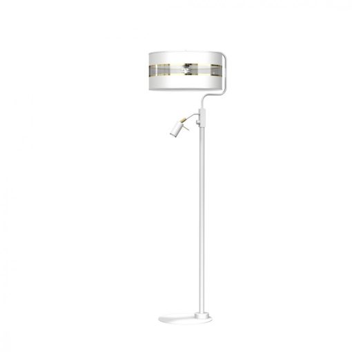 Floor lamp ULTIMO WHITE 1xE27 + 1xmini GU10