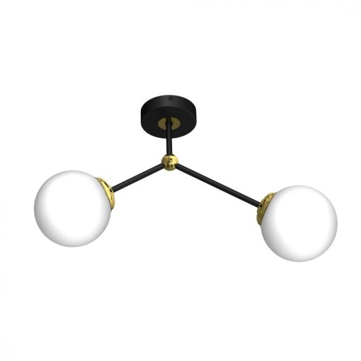 Ceiling  lamp JOY BLACK / GOLD 2xE14