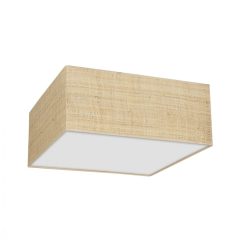 Ceiling  lamp MARSHALL WHITE / RATTAN 3xE27