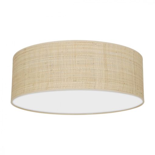 Ceiling  lamp MARSHALL WHITE / RATTAN 3xE27 Ø50cm