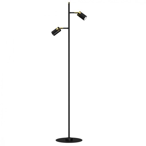 Floor lamp JOKER BLACK/GOLD 2xGU10