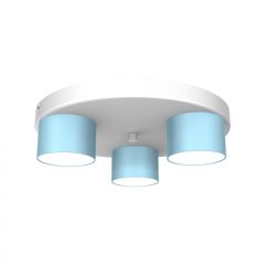 Ceiling  lamp DIXIE Blue/White 3xGX53