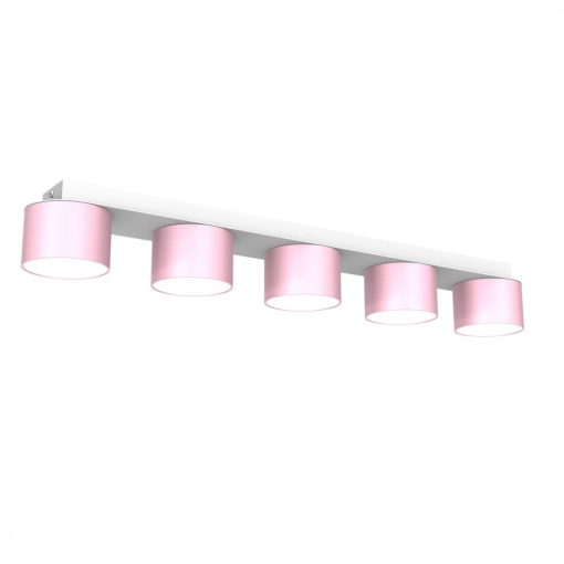 Ceiling  lamp DIXIE Pink/White  5xGX53