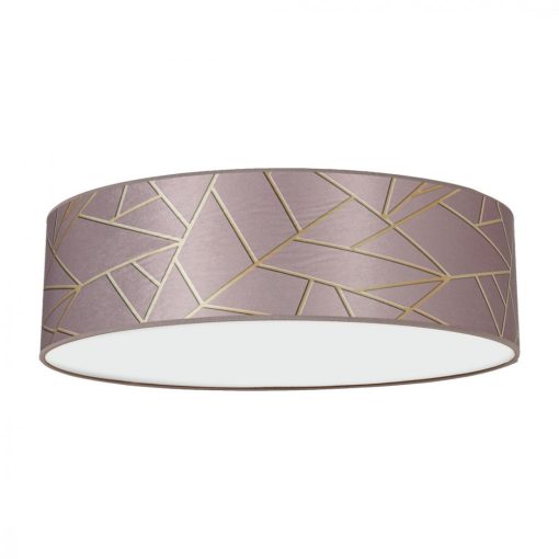 Ceiling  lamp ZIGGY PINK Gold/Pink 3xE27 Ø50cm