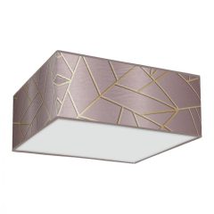 Ceiling  lamp ZIGGY PINK Gold/Pink 3xE27