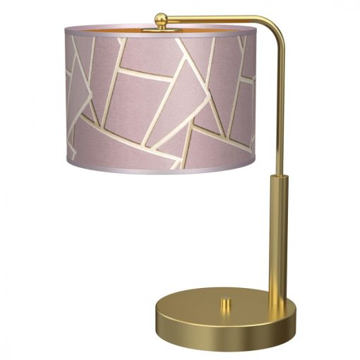 Bedside lamp ZIGGY PINK Gold/Pink 1xE27