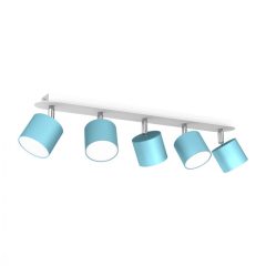 Ceiling  lamp DIXIE BLUE/WHITE 5xGX53