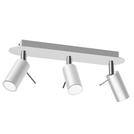 Ceiling  lamp PRESTON WHITE/CHROME 3x mini GU10