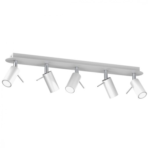 Ceiling  lamp PRESTON WHITE/CHROME 5x mini GU10