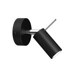 Wall lamp PRESTON BLACK/CHROME 1x mini GU10