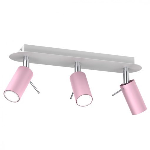 Ceiling  lamp PRESTON PINK/WHITE 3x mini GU10